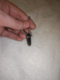 Amethyst Double Terminated Point Pendant Necklace | Purple Quartz Crystal Point | #54