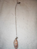 Natural Hematoid Quartz (Fire Quartz) Pendant Necklace | Polished Included Quartz Crystal | #73