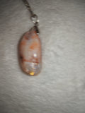 Natural Hematoid Quartz (Fire Quartz) Pendant Necklace | Polished Included Quartz Crystal | #73