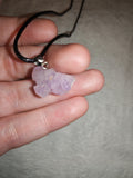 Natural Spirit Quartz Cluster Pendant Necklace | Cactus Quartz Crystal Cluster | Lavender Spirit Quartz Jewellery | #87