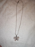 Rose Quartz Butterfly Pendant Necklace | Genuine Rose Quartz Crystal Butterfly | Crystal Jewellery | #96