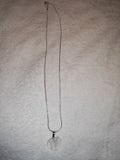 Clear Quartz Heart Pendant Necklace | Genuine Clear Quartz Crystal Heart | Crystal Jewellery | #97