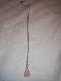 Rose Quartz Freeform Pendant Necklace | Genuine Rose Quartz Crystal | Crystal Jewellery | #100