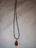 Red Jasper Tumbled Pendant Necklace | Genuine Red Jasper Crystal | Crystal Jewellery | #101