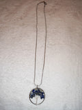 Lapis Lazuli Tree of Life Pendant Necklace | Genuine Lapis Lazuli Crystal | Wire Wrapped Tree Necklace | #107