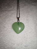 Green Aventurine Heart Pendant Necklace | Genuine Green Aventurine Crystal | Heart Crystal Jewellery | #109