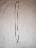 Clear Quartz Heart Pendant Necklace | Genuine Natural Crystal Heart | Rock Crystal Gemstone | #120