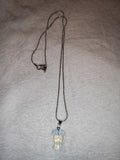 Opalite Angel Pendant Necklace | Carved Opalite Angel | Polished Crystal Necklace | #126
