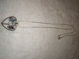 Mixed Gemstone Tree of Life Pendant Necklace | Crystal Tree Necklace | Silver Tone | #150