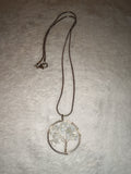 Opalite Tree of Life Pendant Necklace | Wire Wrapped Crystal Tree | #153
