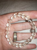 Clear Quartz 8mm Natural Crystal Bead Stretch Bracelet Healing Jewellery #5