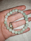 Light Green Jade 8mm Gemstone Bead Stretch Bracelet Mint Green Jewellery #10