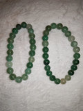 Natural Green Aventurine Beaded Bracelet 8mm Stretch Crystal Healing Jewellery #30