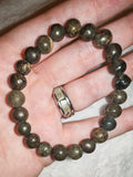 Natural Bronzite Beaded Bracelet 8mm Stretch Crystal Grounding Protection Jewellery #32