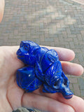 Natural Lapis Lazuli Monkey with Peach Carving | Hand Carved Gemstone Ornament | 130g