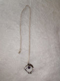 Amethyst Gemstone Necklace | Purple Crystal Celestial Pendant Dainty Chain #2