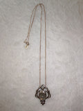 Labradorite Gemstone Necklace | 925 Sterling Silver Chain | Ornate Pendant