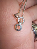 Labradorite Gemstone Necklace | 925 Sterling Silver Chain | Ornate Pendant