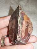 Natural Polychrome Jasper Raw Cut Mineral Specimen Multicolour 60g