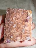 Natural Amethyst & Druzy Quartz Crystal Cluster on Matrix 43g
