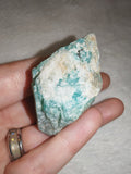 Natural Raw Amazonite Crystal with Quartz Mineral Specimen 55g