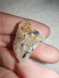 Natural Black Tourmaline Schorl Crystals in Quartz Matrix 8g