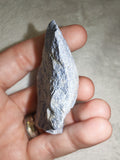 Natural Rough Sodalite with White Calcite Mineral Specimen 50g