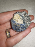 Natural Rough Blue Sapphire Corundum in Matrix Mineral Specimen 58g