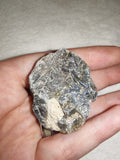 Natural Rough Blue Sapphire Corundum in Matrix Mineral Specimen 58g