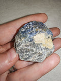 Natural Rough Blue Sapphire Corundum in Matrix Mineral Specimen 58g