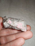 Possible Tugtupite in Matrix Rough Pink Mineral Specimen 31g