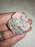 Possible Tugtupite in Matrix Rough Pink Mineral Specimen 31g