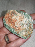Natural Rough Fuchsite Mica Schist Green Sparkling Mineral Specimen 50g