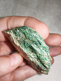 Natural Rough Fuchsite Mica Schist Green Sparkling Mineral Specimen 50g