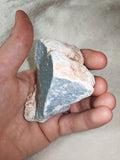 Natural Angelite Rough Stone Blue Anhydrite Mineral Specimen 174g