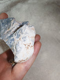 Natural Angelite Rough Stone Blue Anhydrite Mineral Specimen 174g