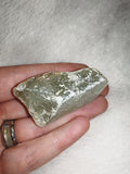 Banded Green Calcite Pistachio Calcite Rough Mineral Specimen 35g