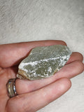 Banded Green Calcite Pistachio Calcite Rough Mineral Specimen 35g