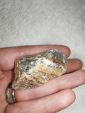 Banded Green Calcite Pistachio Calcite Rough Mineral Specimen 35g