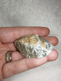 Banded Green Calcite Pistachio Calcite Rough Mineral Specimen 35g