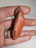 Natural Red Jasper with Hematite & Quartz Rough Mineral Specimen 36g