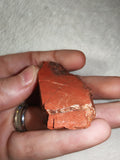 Natural Red Jasper with Hematite & Quartz Rough Mineral Specimen 36g