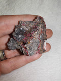 Erythrite Cobalt Bloom Crystal on Matrix Rough Mineral Specimen 32g