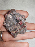 Erythrite Cobalt Bloom Crystal on Matrix Rough Mineral Specimen 32g