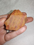 Natural Banded Jasper Rough Stone Red Yellow Ribbon Jasper Specimen 50g