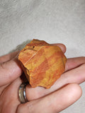 Natural Banded Jasper Rough Stone Red Yellow Ribbon Jasper Specimen 50g