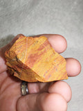 Natural Banded Jasper Rough Stone Red Yellow Ribbon Jasper Specimen 50g