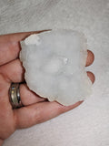 Apophyllite & Stilbite Crystal Cluster on Matrix Druzy Mineral Specimen 46g