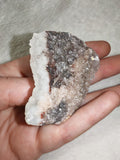 Apophyllite & Stilbite Crystal Cluster on Matrix Druzy Mineral Specimen 46g