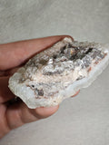 Apophyllite & Stilbite Crystal Cluster on Matrix Druzy Mineral Specimen 46g